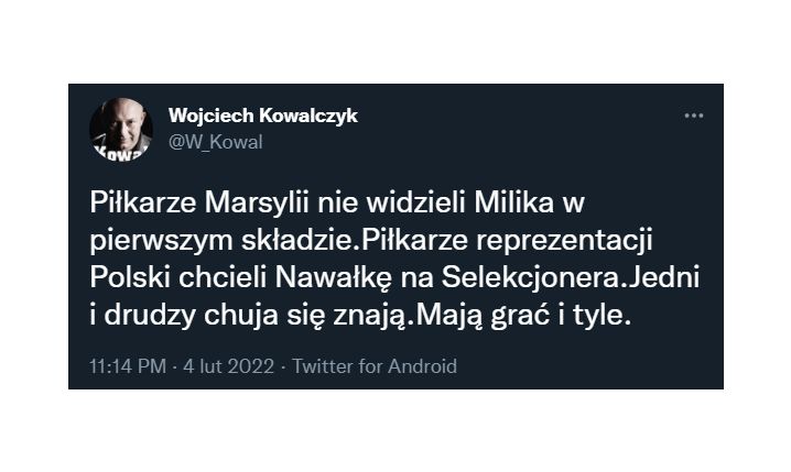 Wojciech Kowalczyk o piłkarzach Marsylii i reprezentacji Polski! :D
